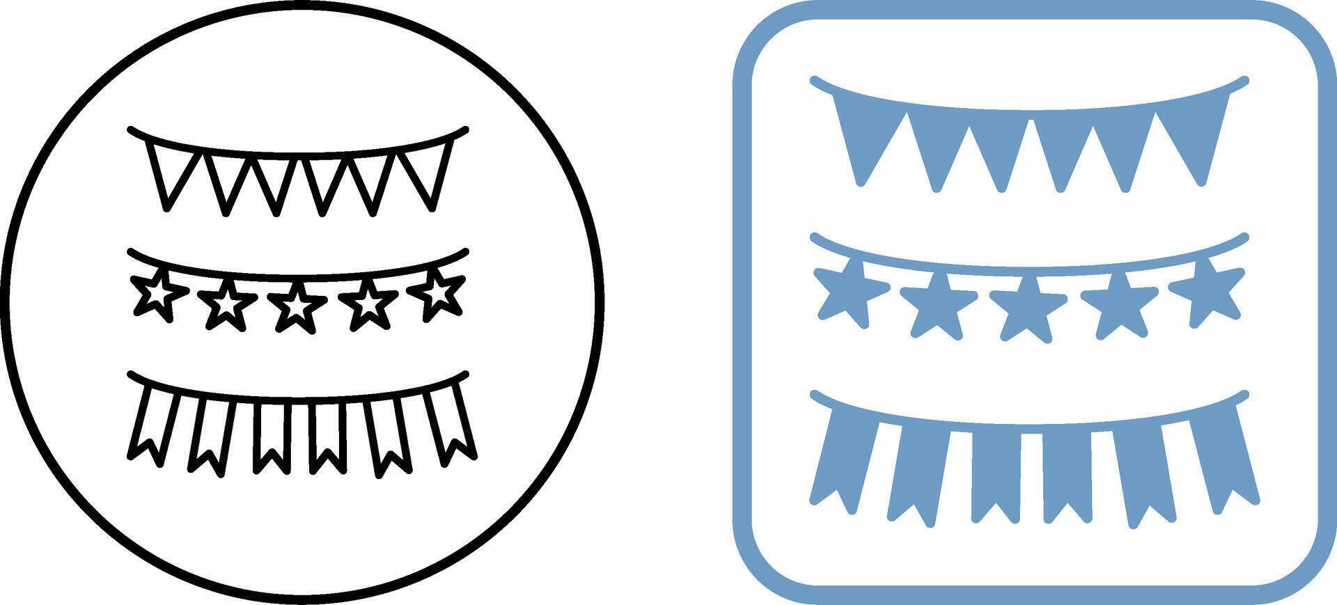 Garlands Icon Design vector
