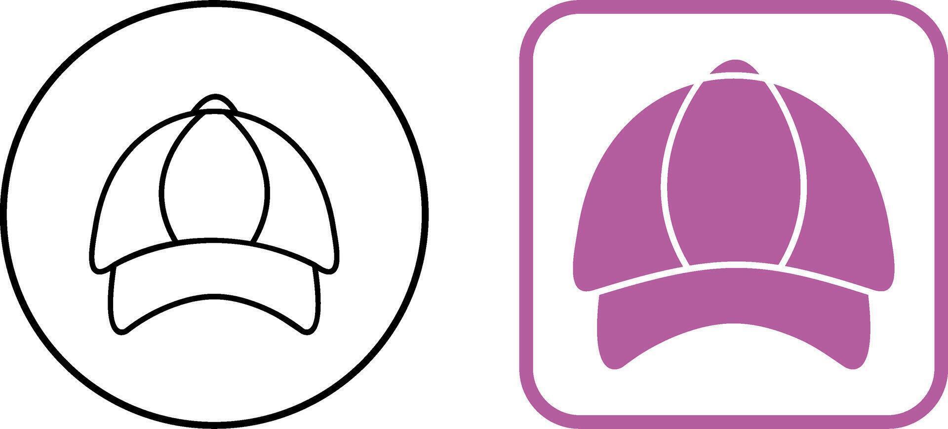 P Cap Icon Design vector