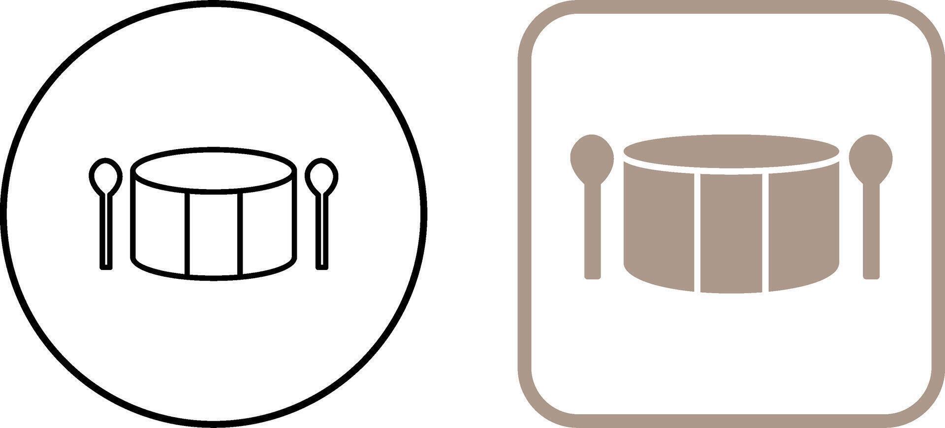 Drum Icon Design vector
