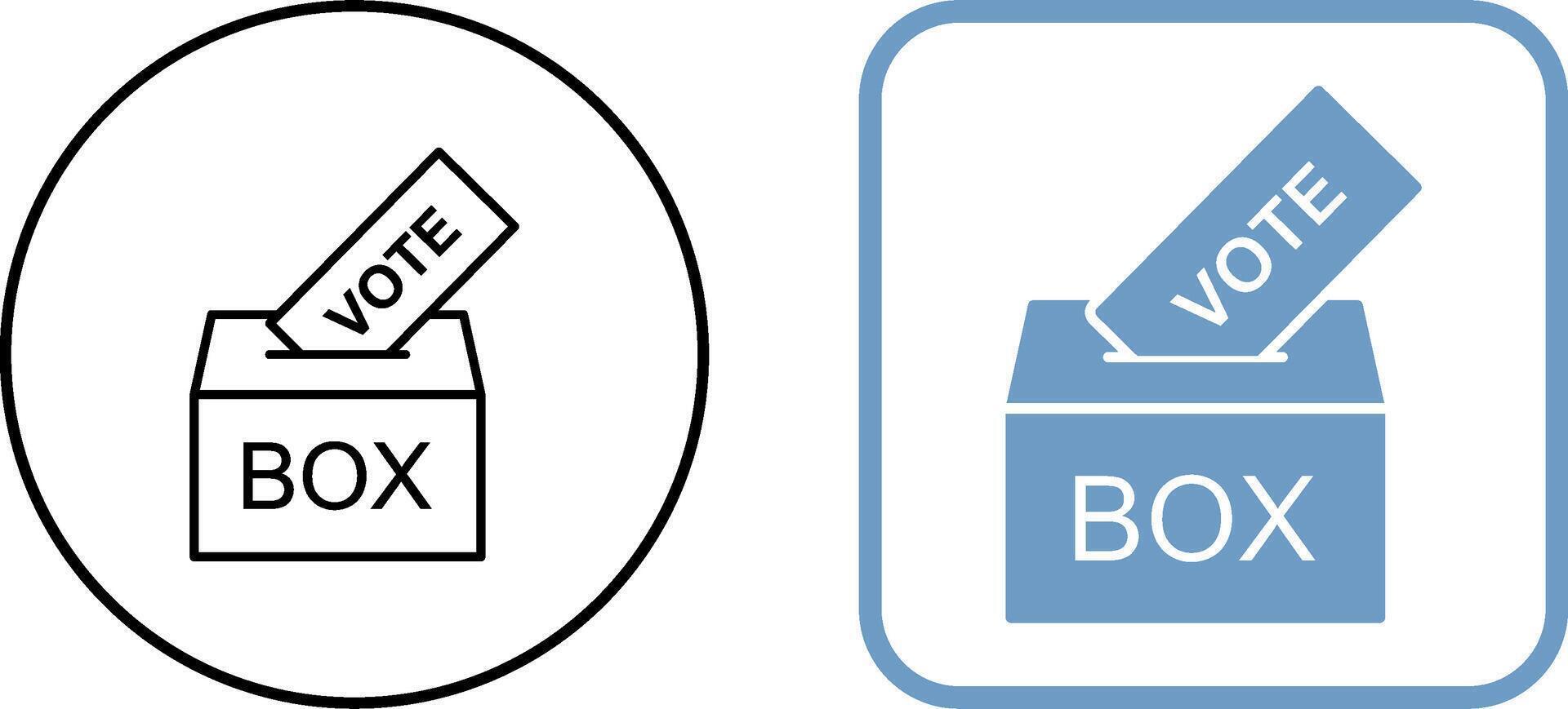 Giing Vote Icon Design vector