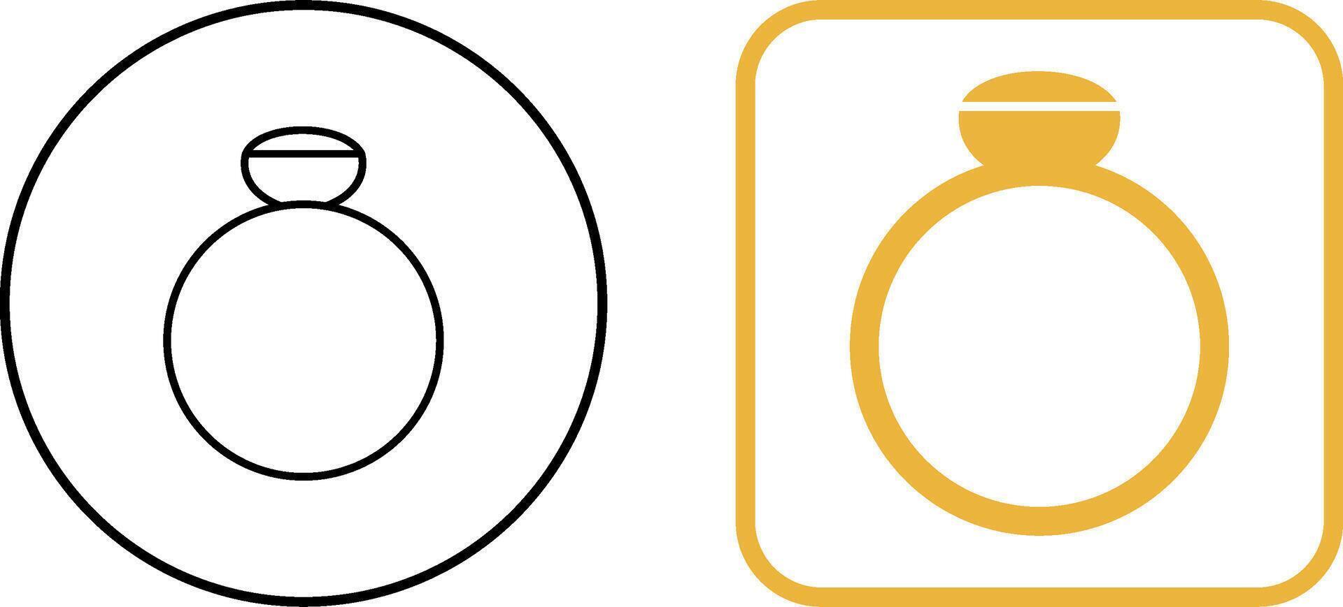 Ring Icon Design vector