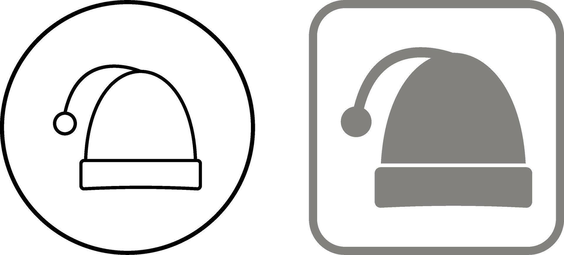 Christmas Cap Icon Design vector
