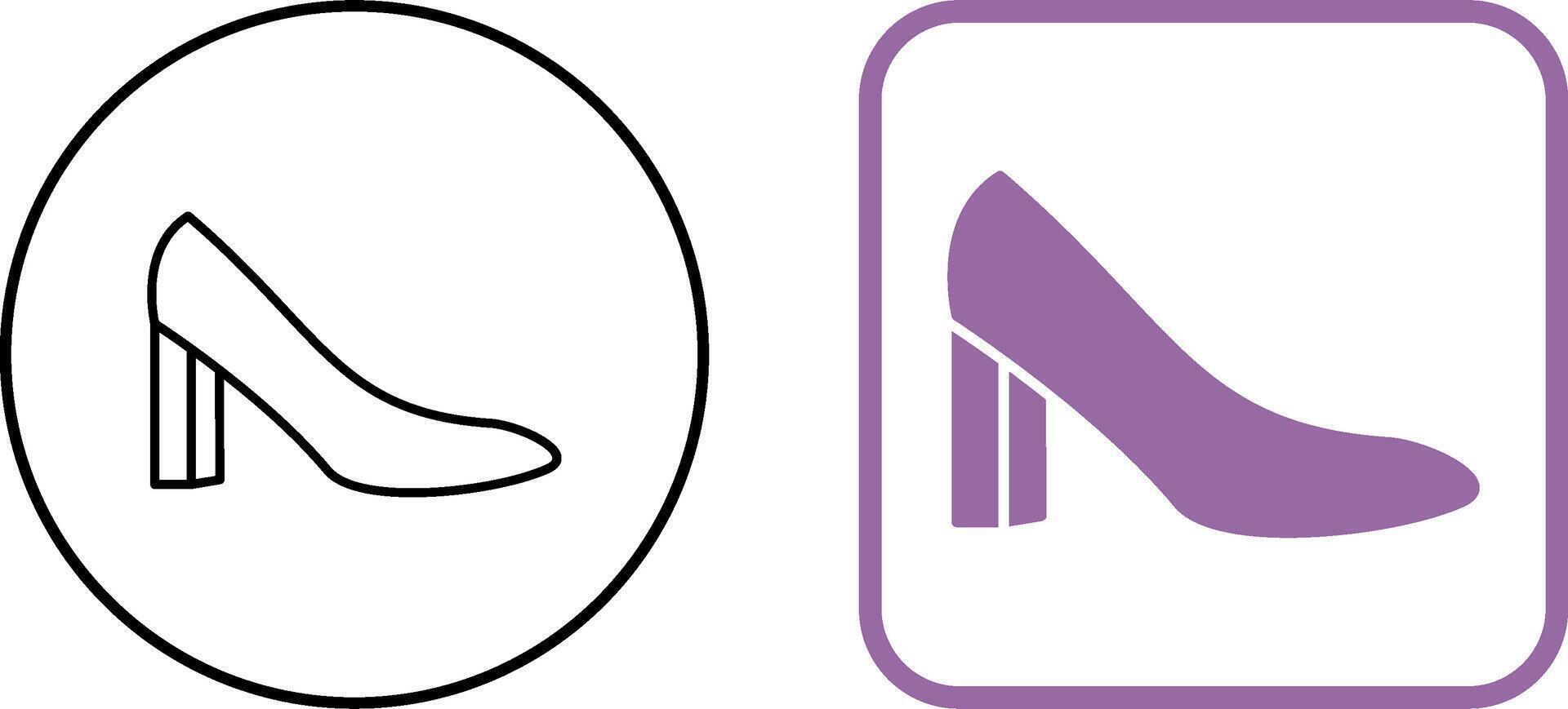 Heels Icon Design vector