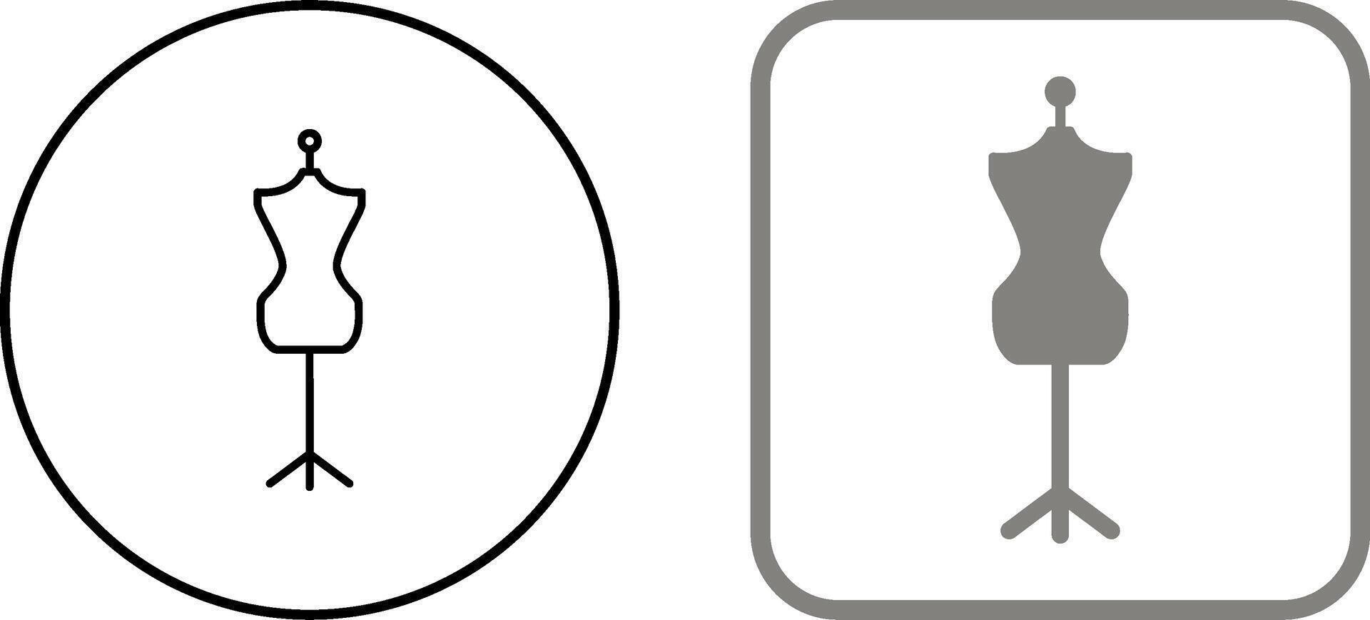 Dress Holder Icon Design vector
