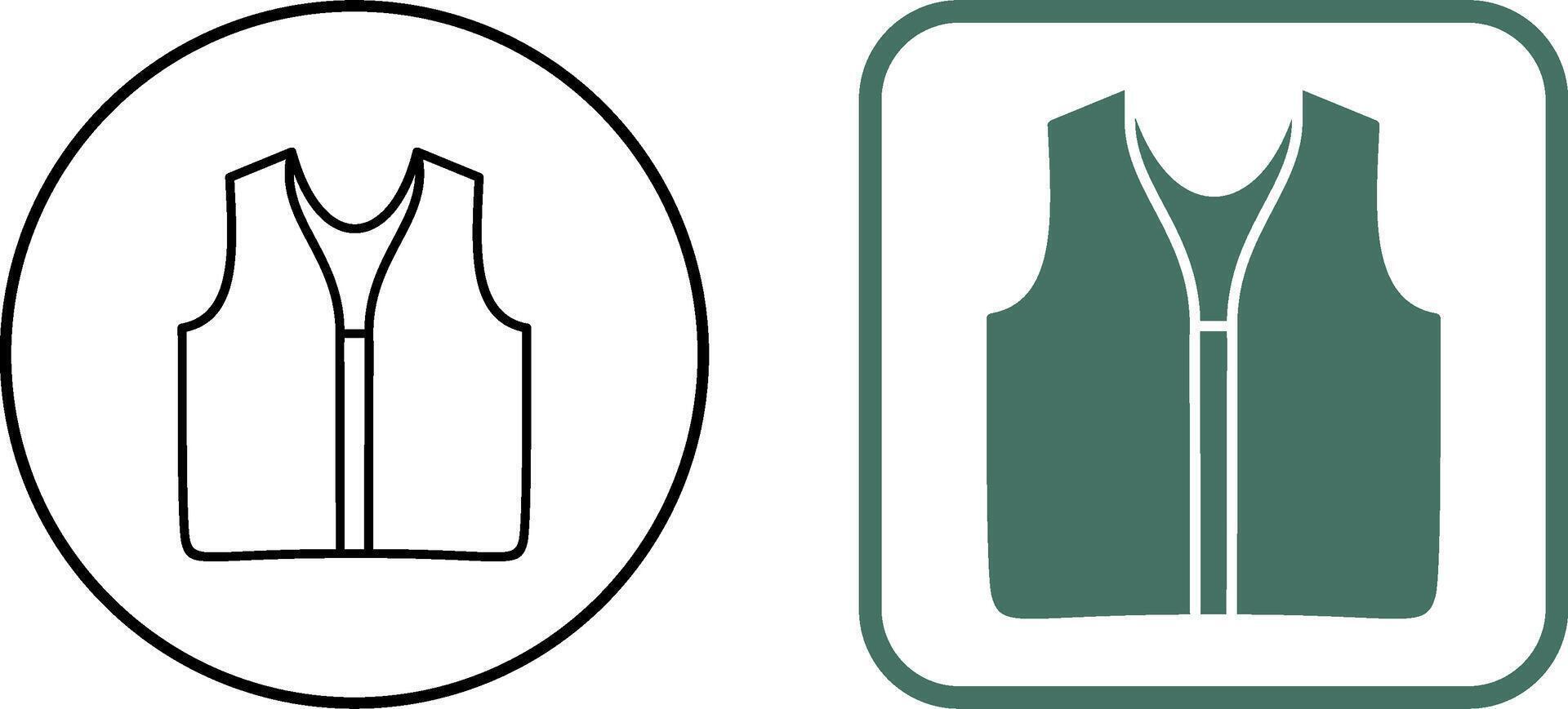 Swimming Vest Icon Design vector
