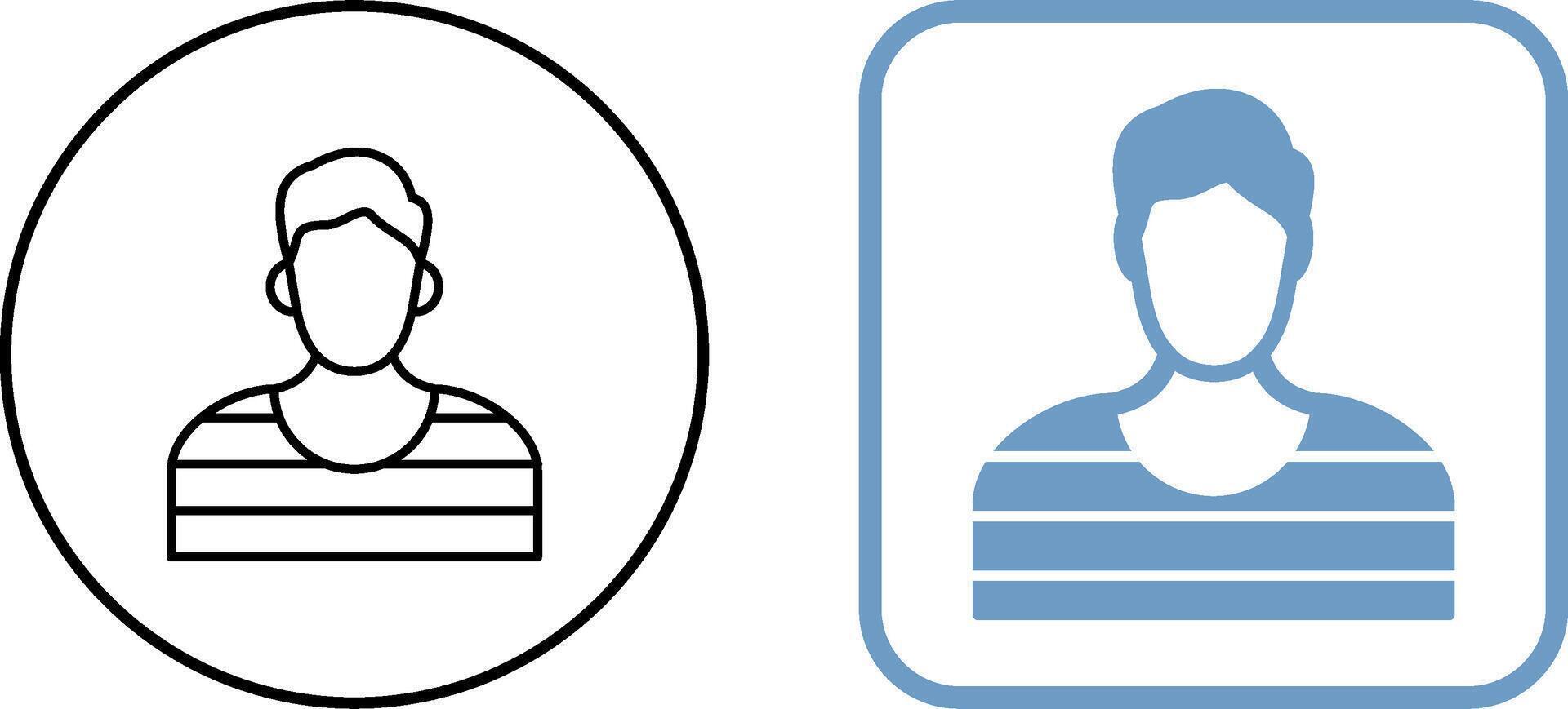 Prisioner Icon Design vector