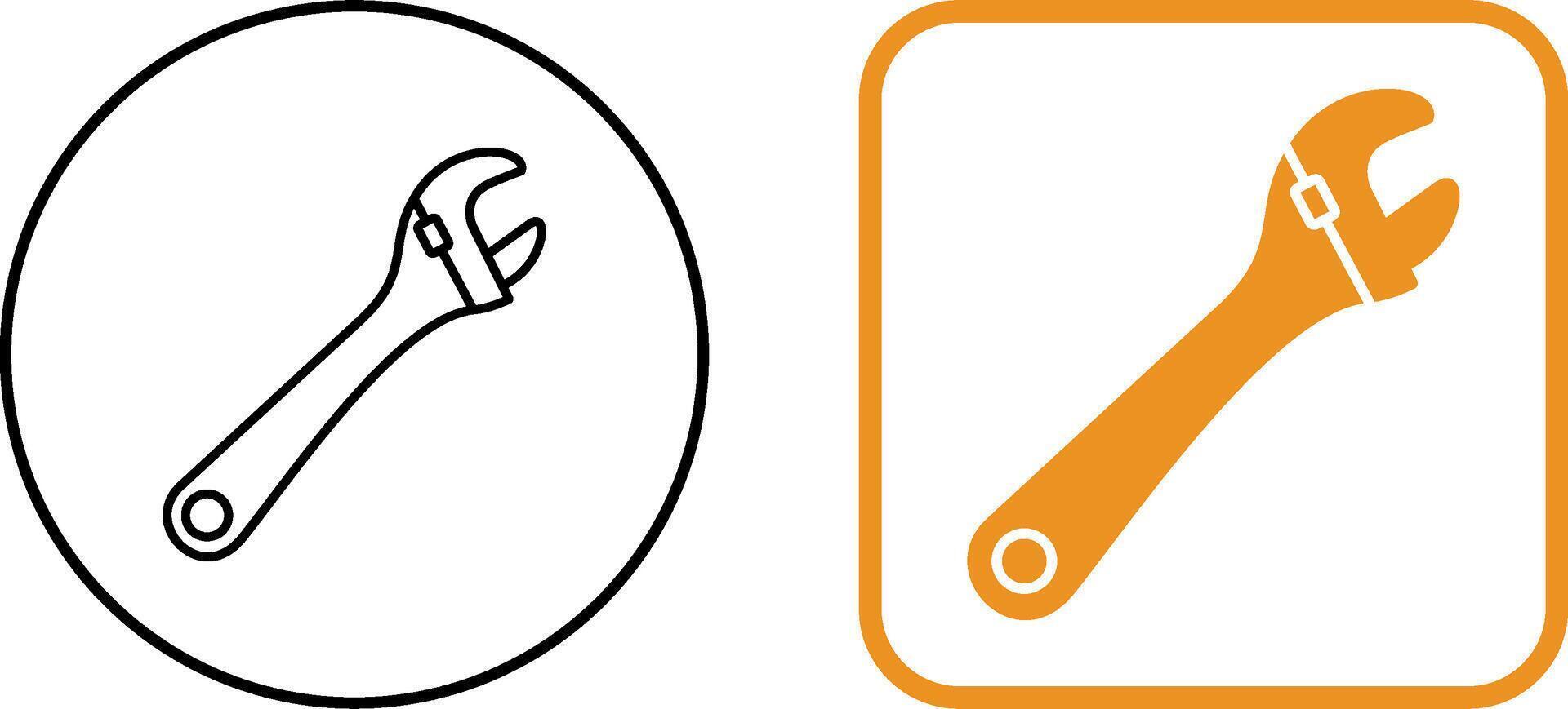 Wrench Icon Design vector