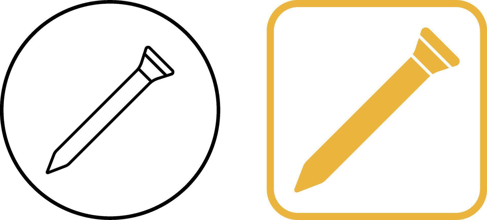 Nail Icon Design vector