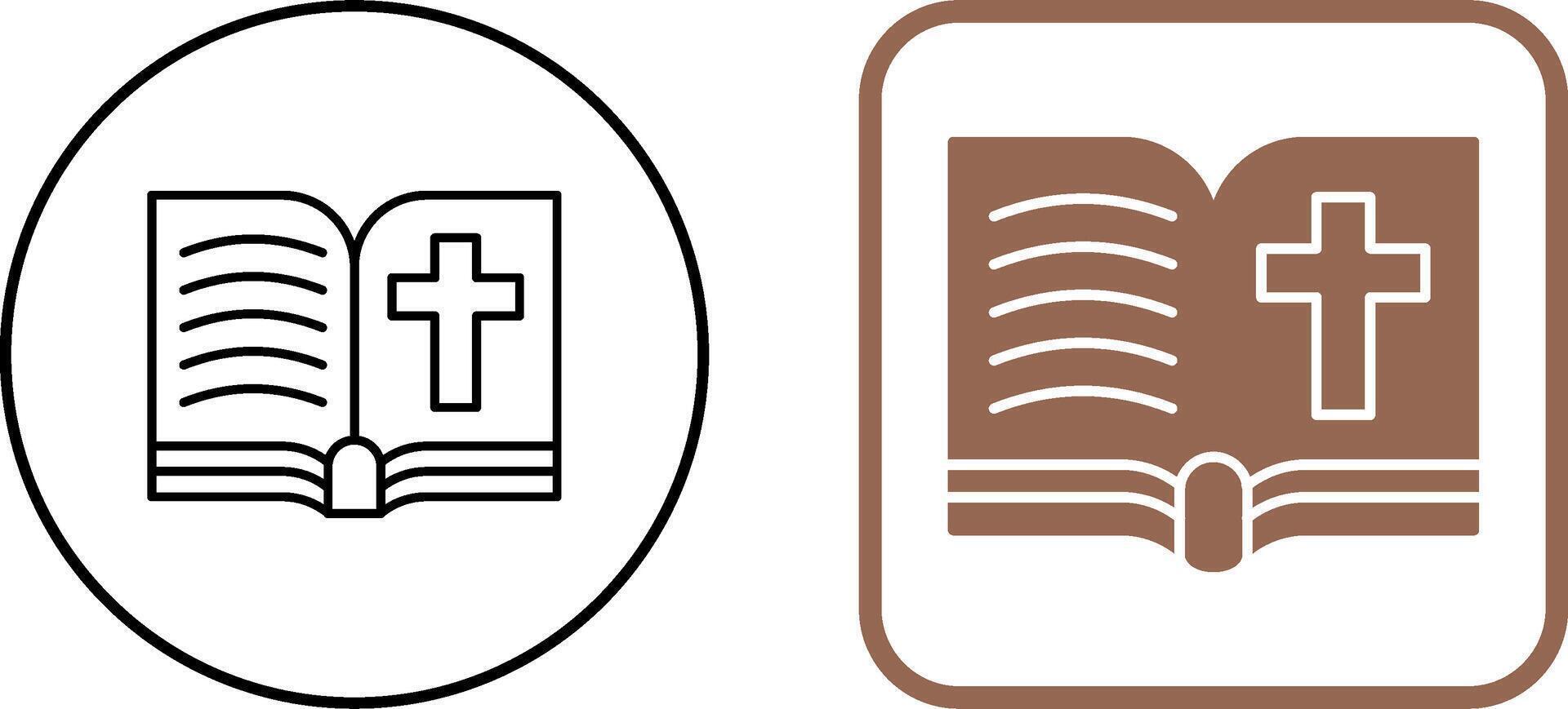 bible Icon Design vector