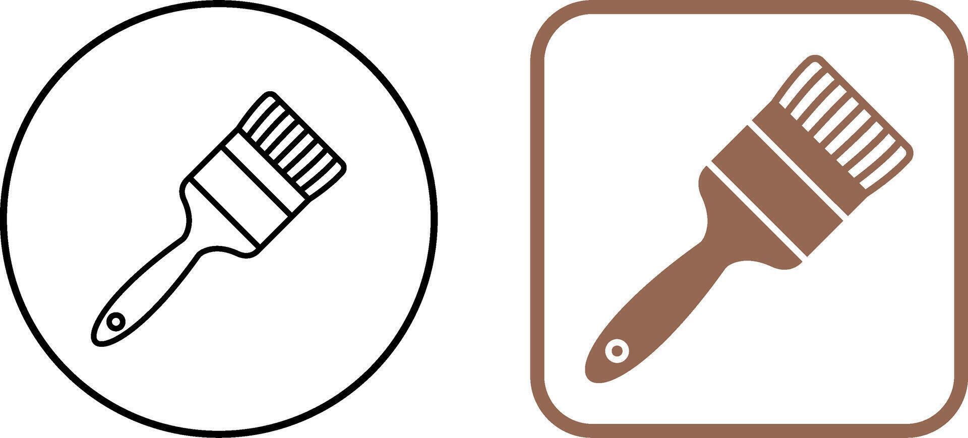 Paint Brush Icon Design vector
