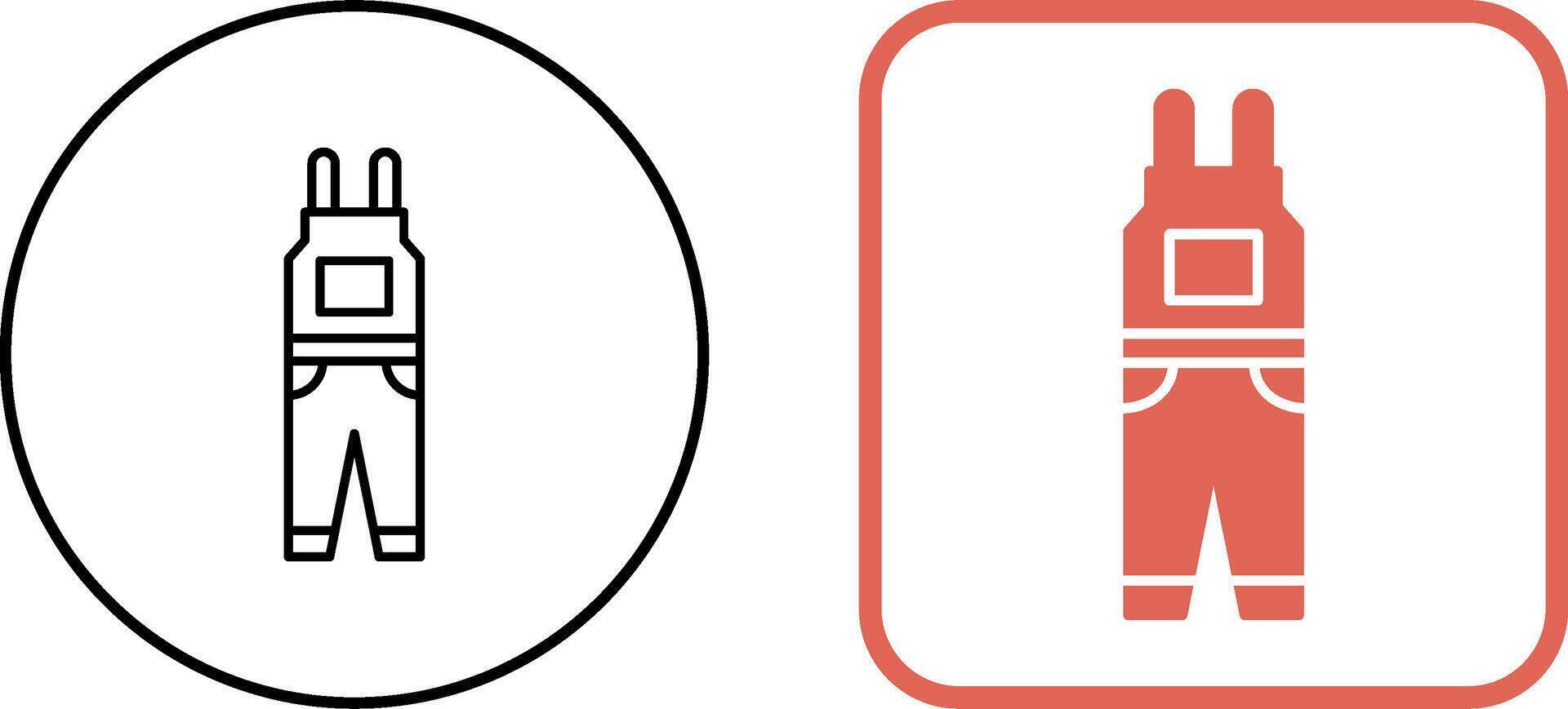 Jumpsuit Icon Design vector