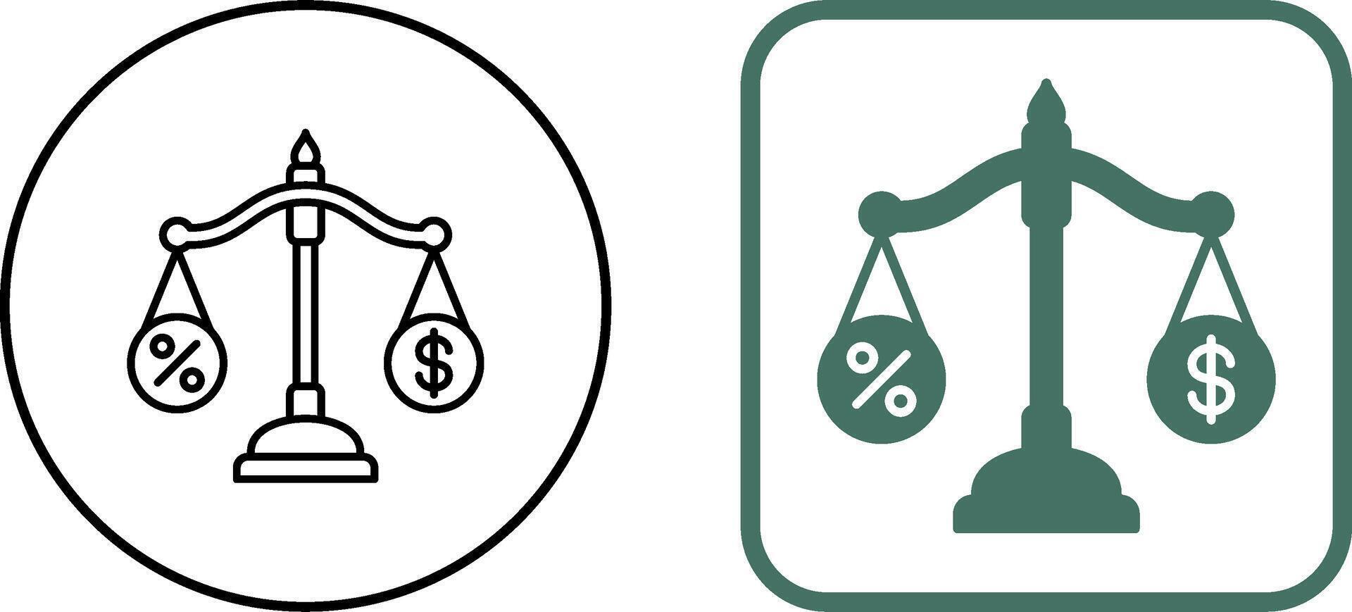 Scale Icon Design vector