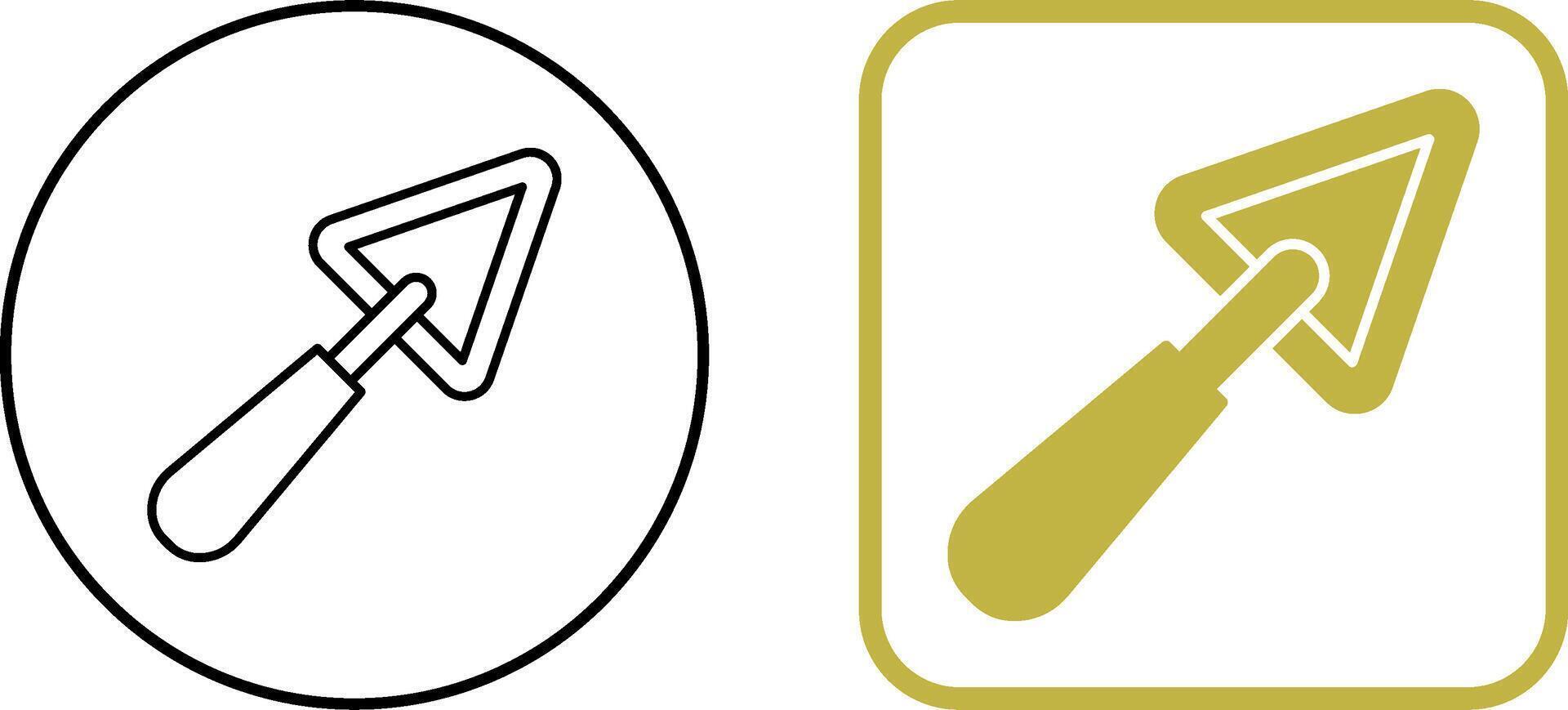 Trowel Icon Design vector