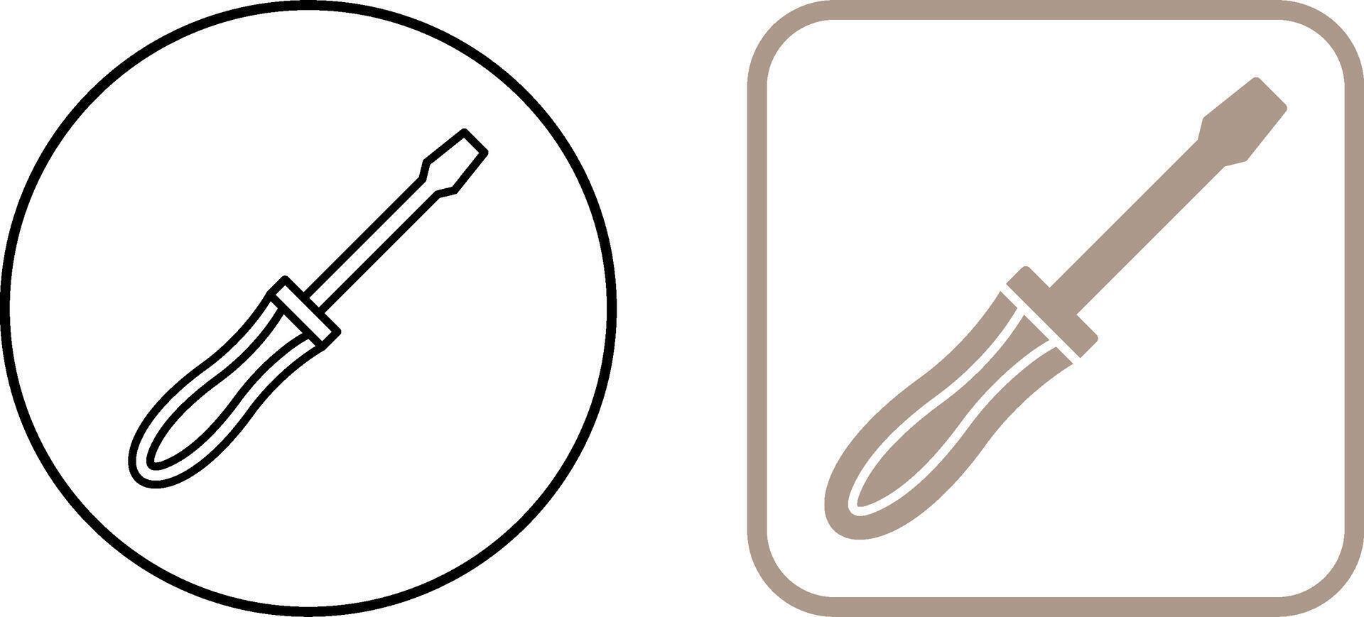 Screwdriver Icon Design vector