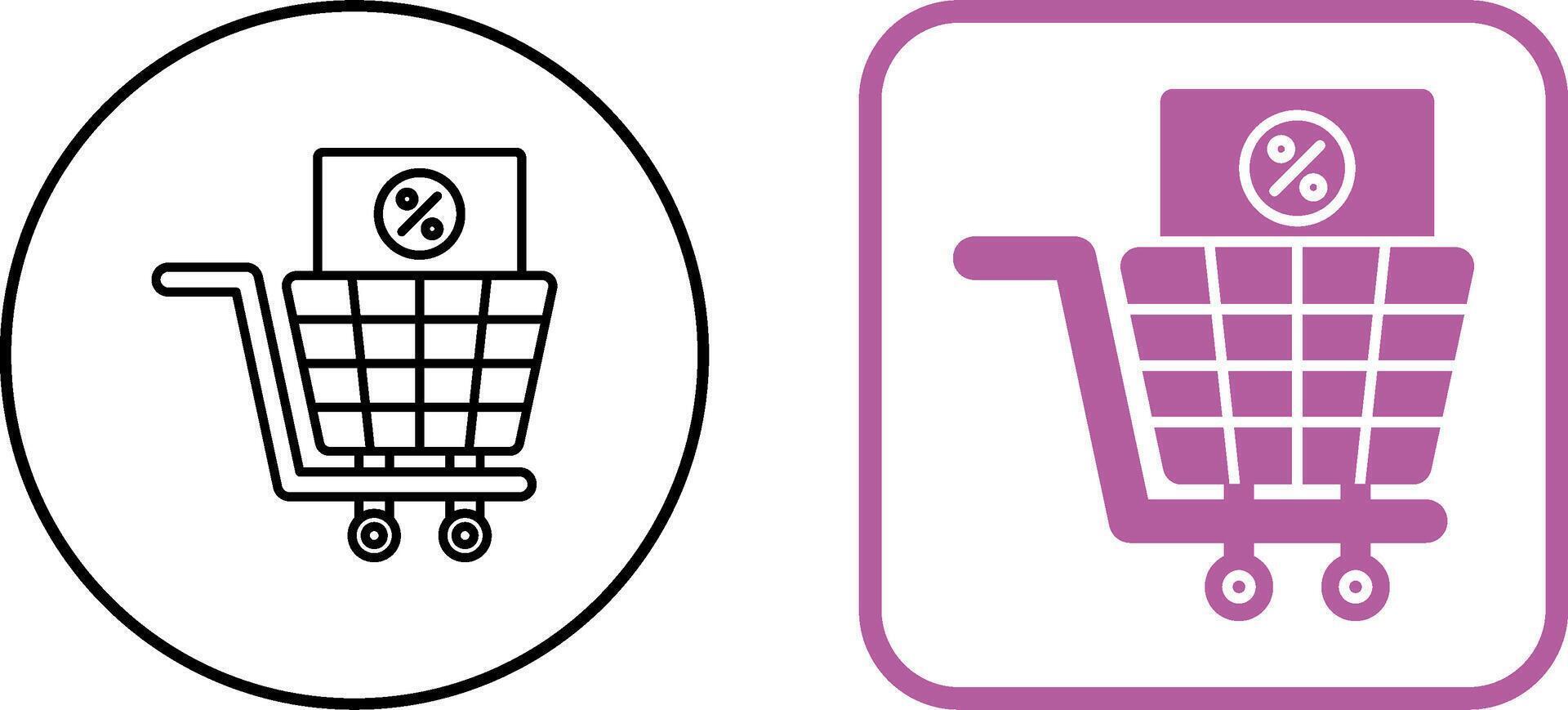 Shopping Tax Icon Design vector