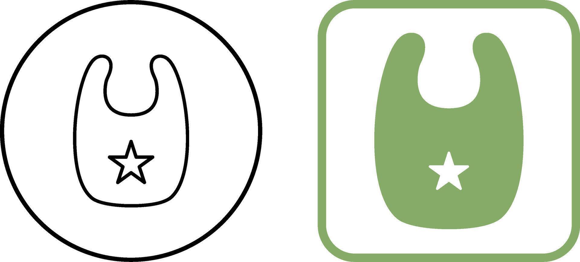 Bib Icon Design vector
