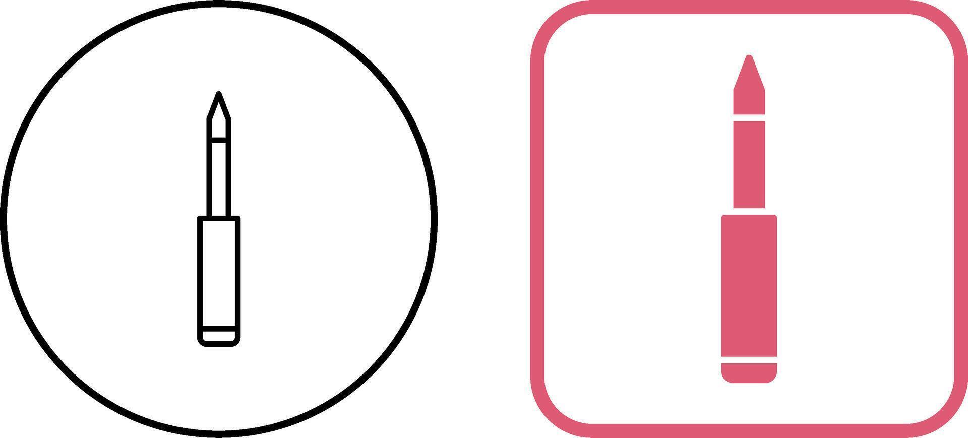 Eyeliner Icon Design vector