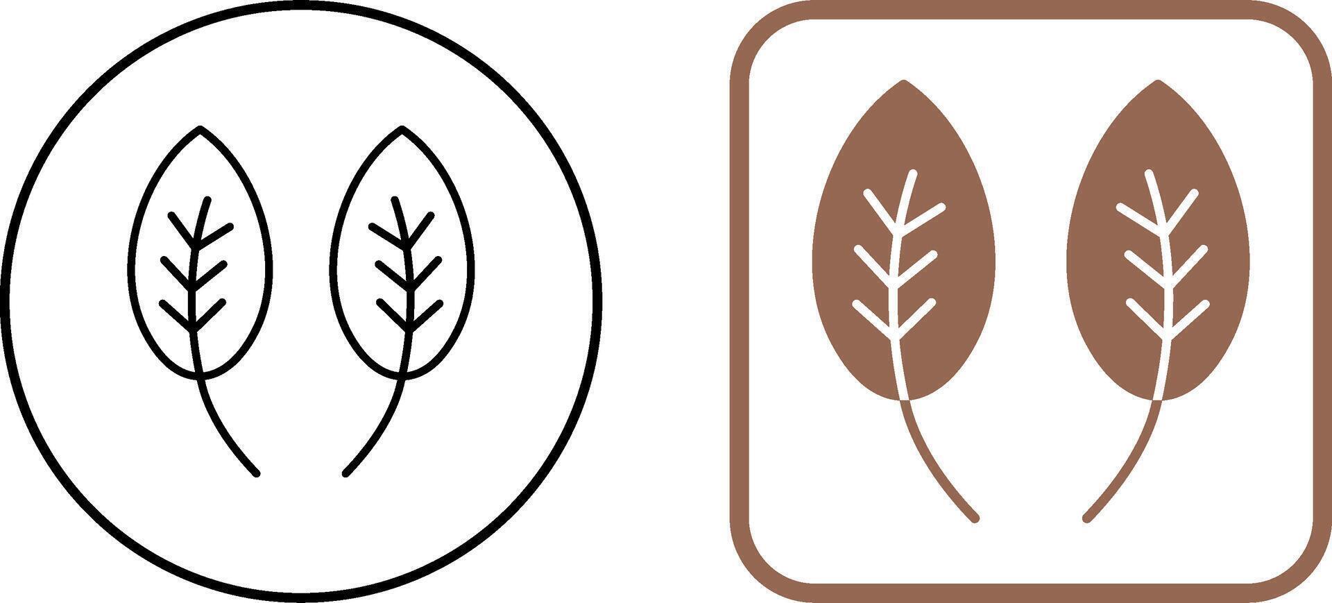 Herb Icon Design vector