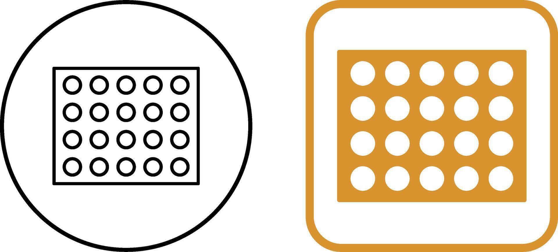 Colored Palette Icon Design vector