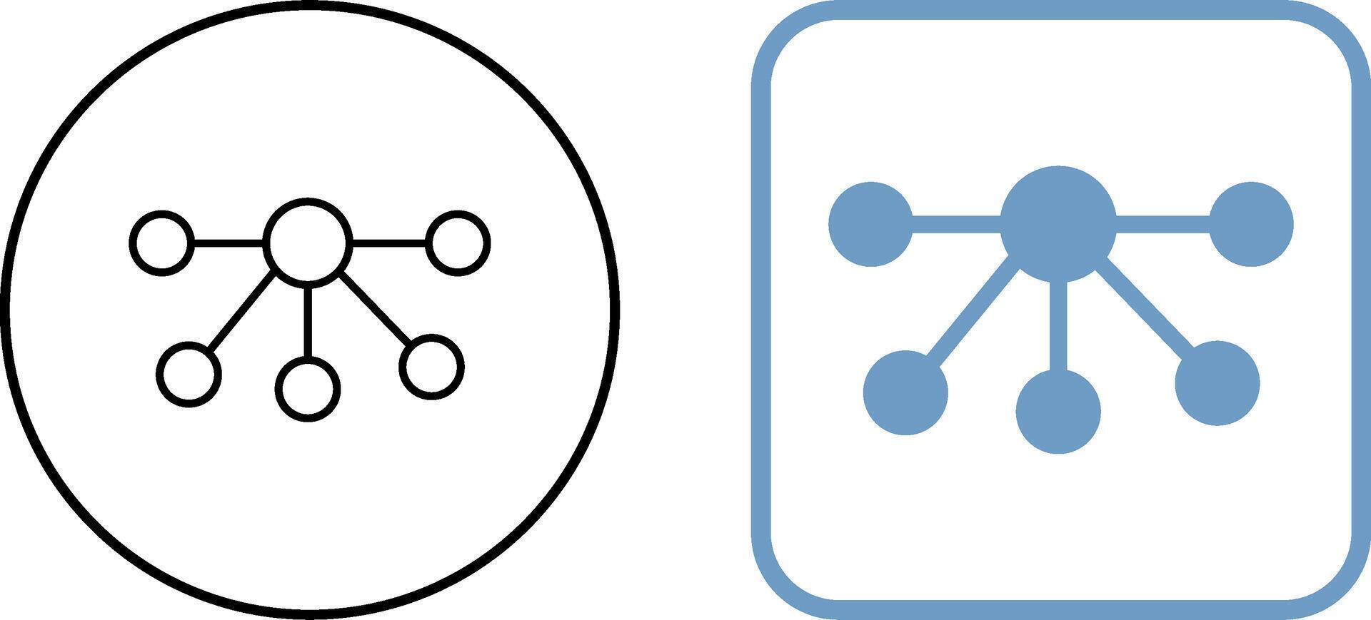 Nodes Icon Design vector