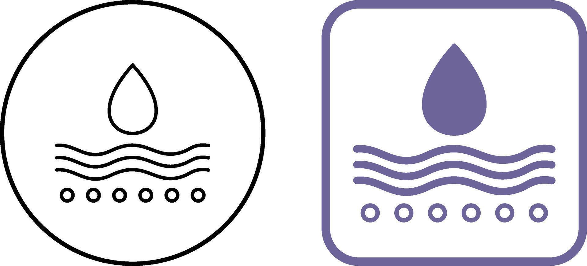 Moisture Icon Design vector