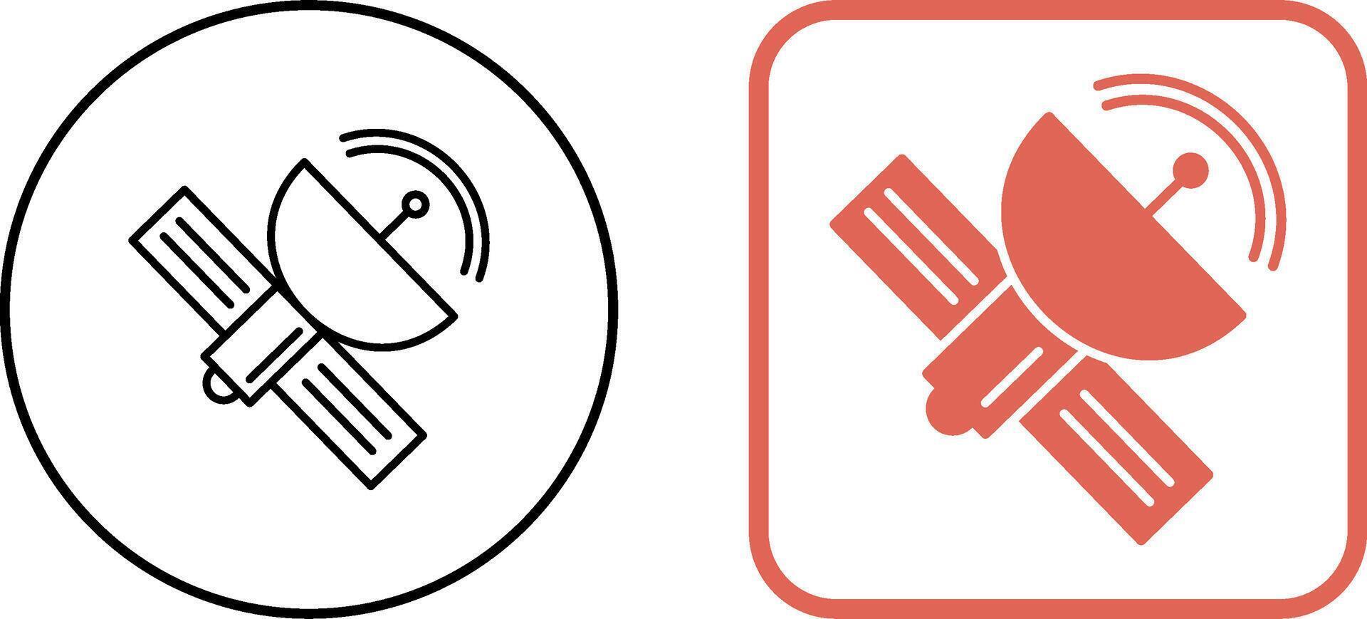 Satellite Icon Design vector