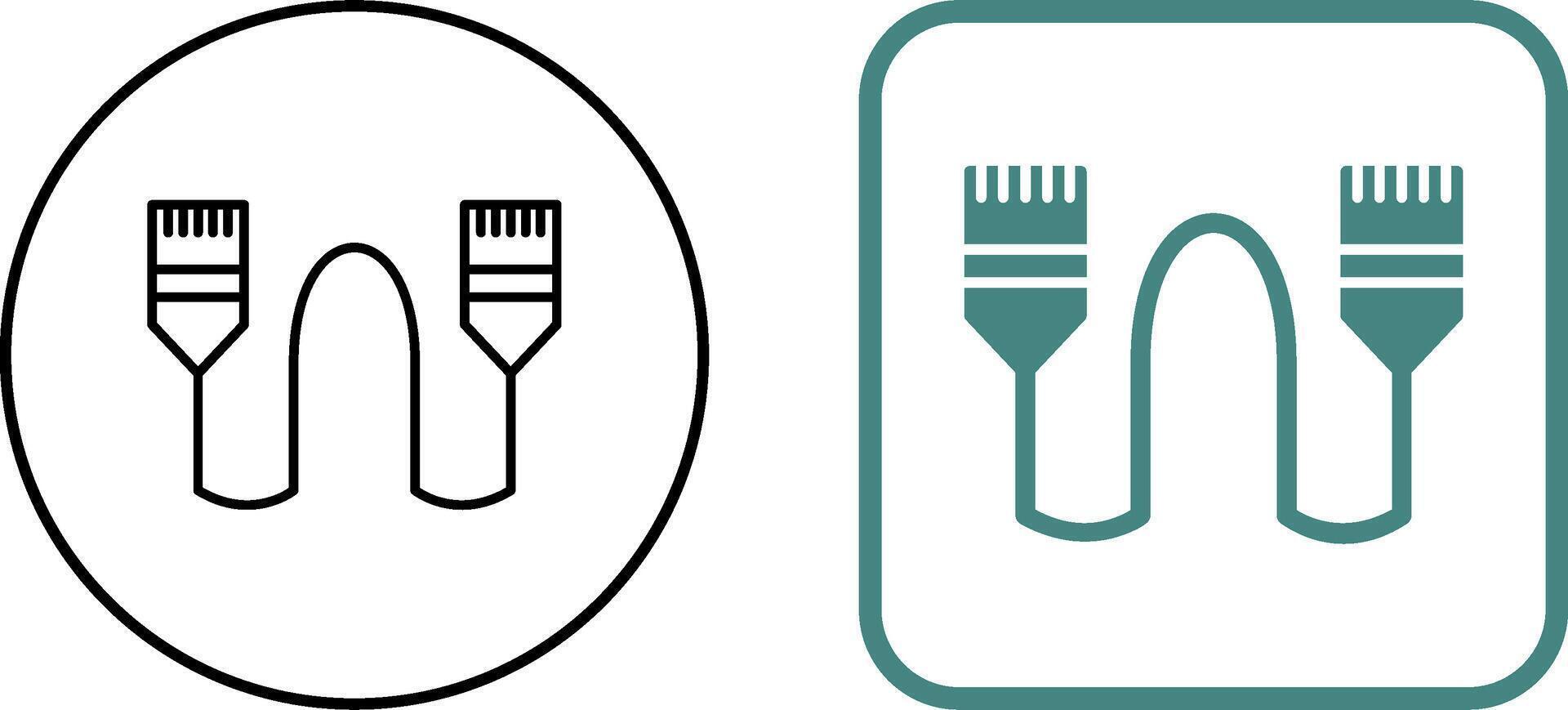 Internet Cable Icon Design vector