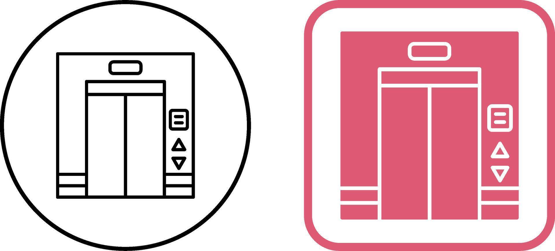 Elevator Icon Design vector