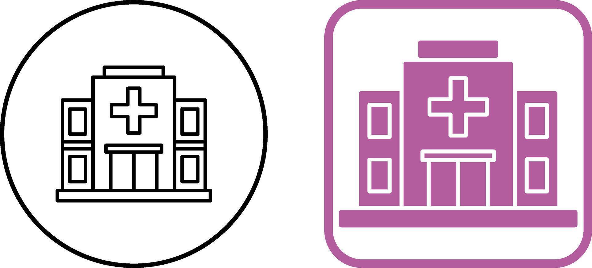 Hospital Icon Design vector