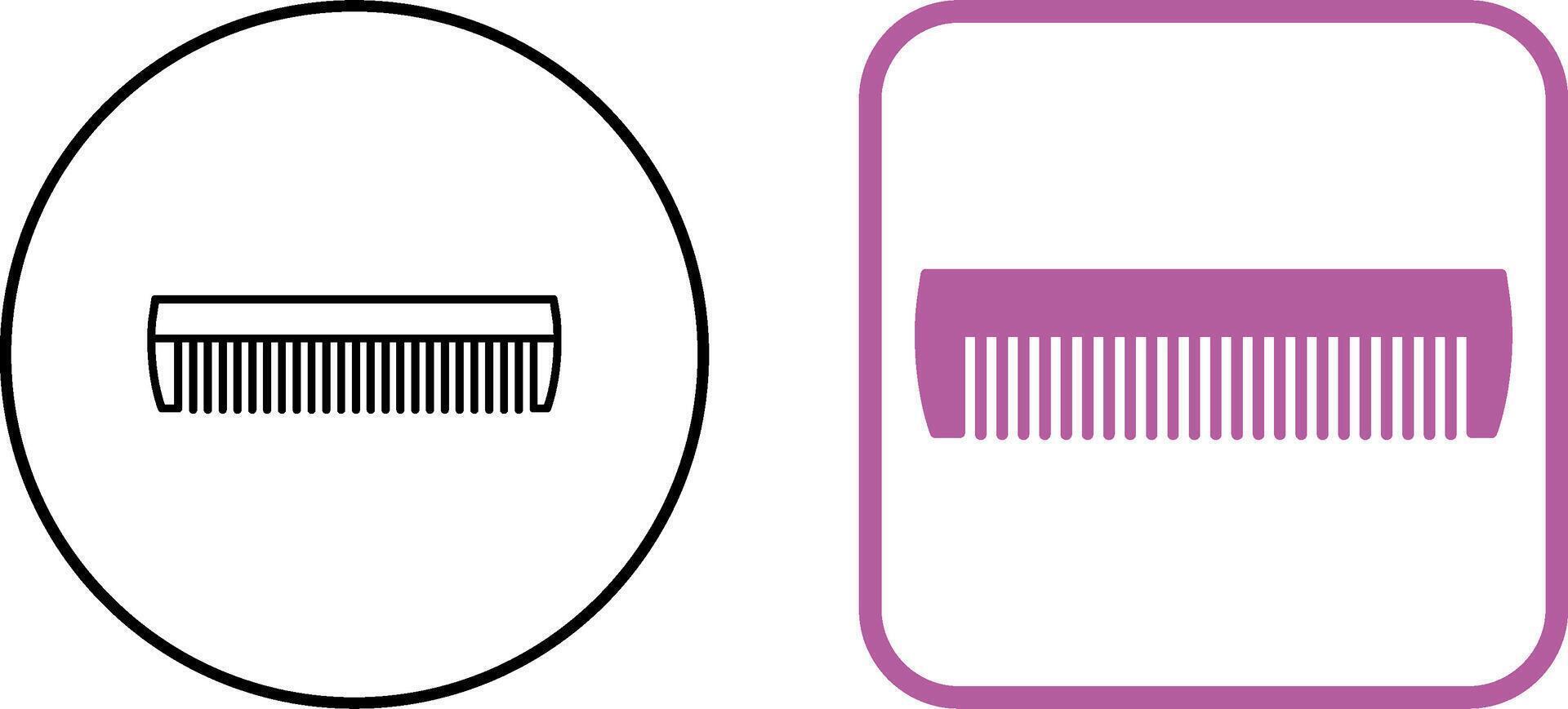 Comb Icon Design vector