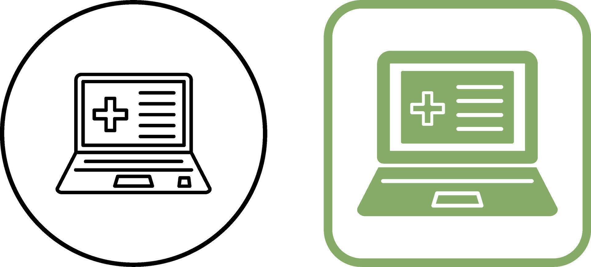 Laptop Icon Design vector