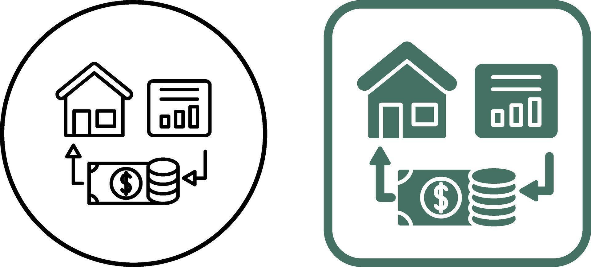 Investment Icon Design vector