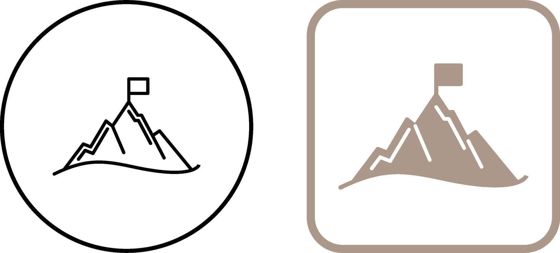 Mission Icon Design vector