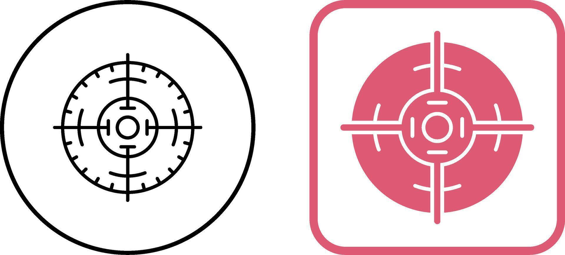 Target Icon Design vector