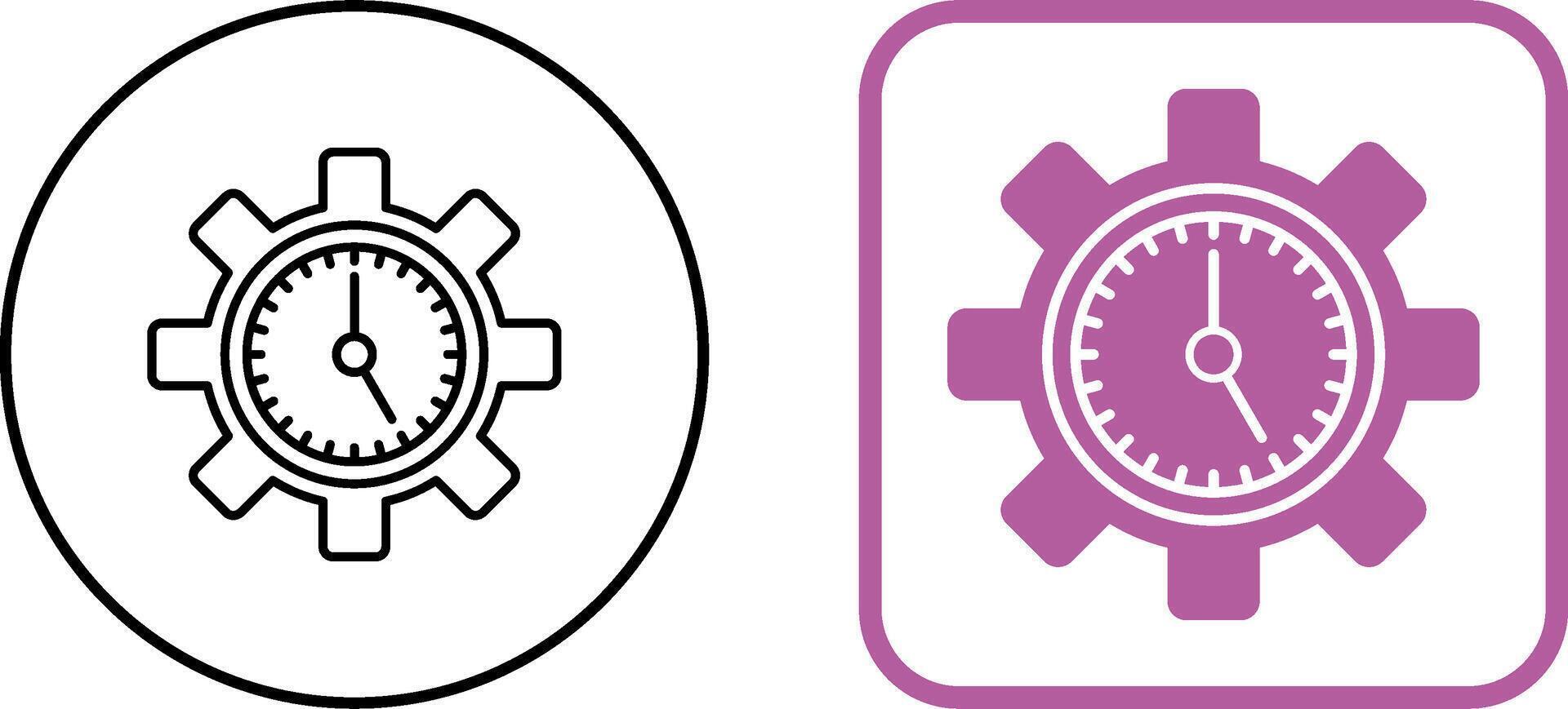 Time Management Icon Design vector