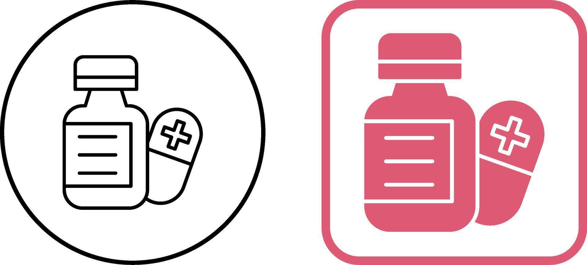 píldora icono diseño vector