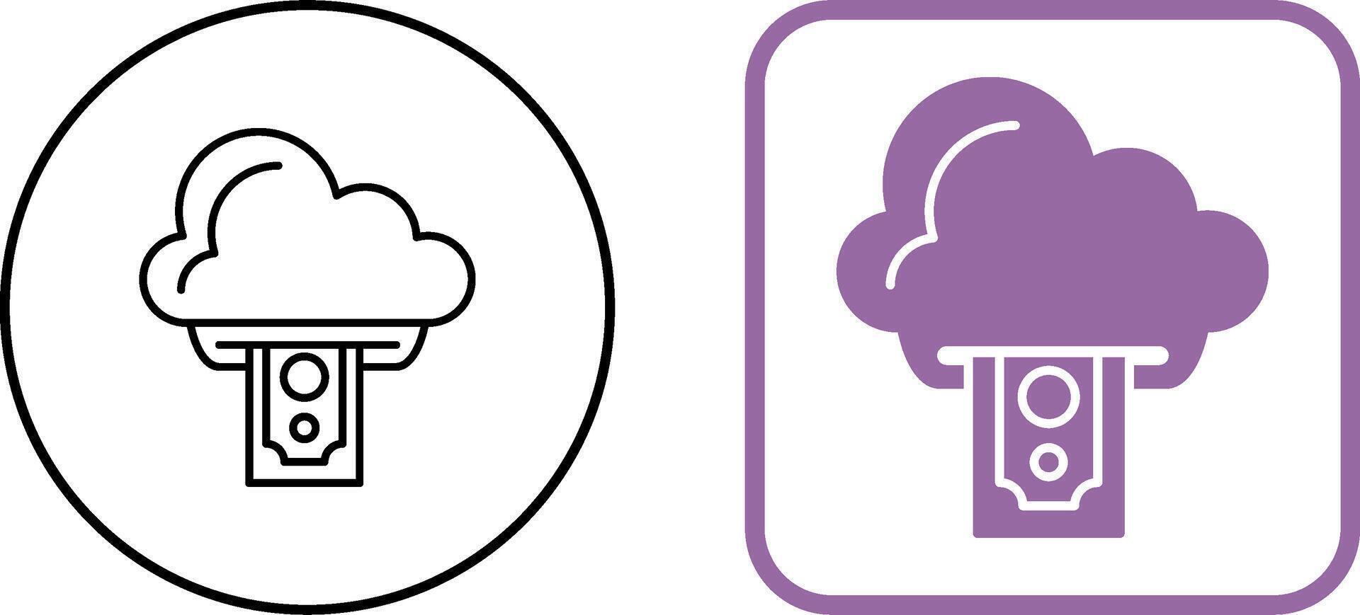 Cloud Computing Icon Design vector