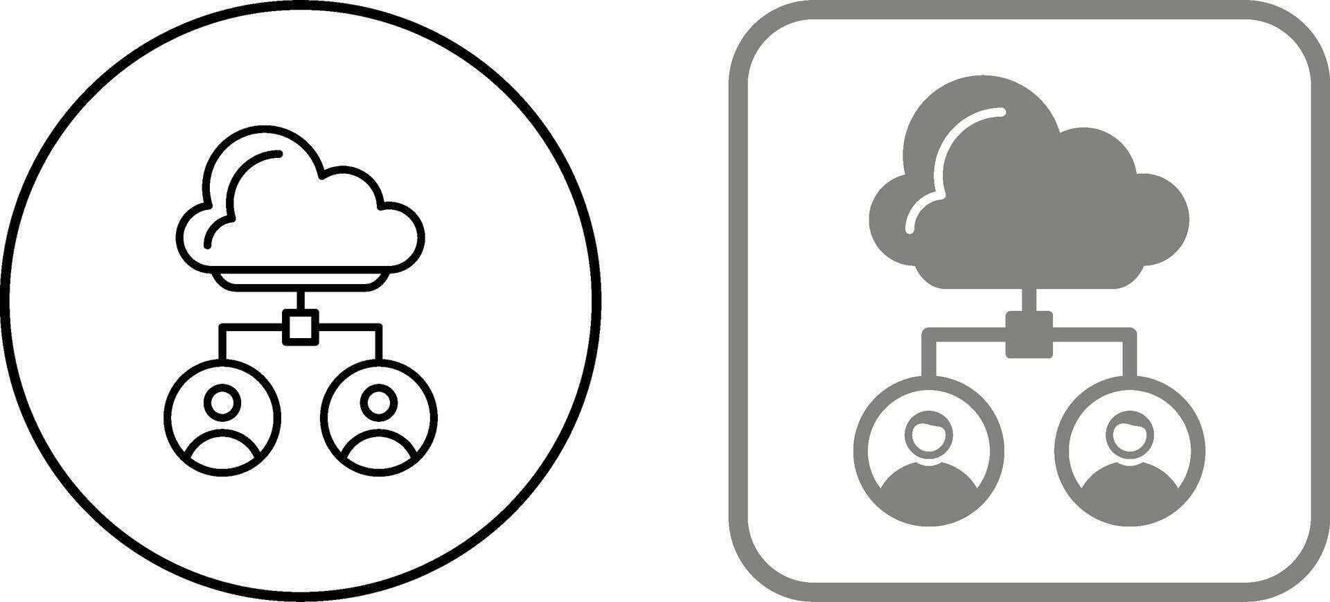 Cloud Icon Design vector