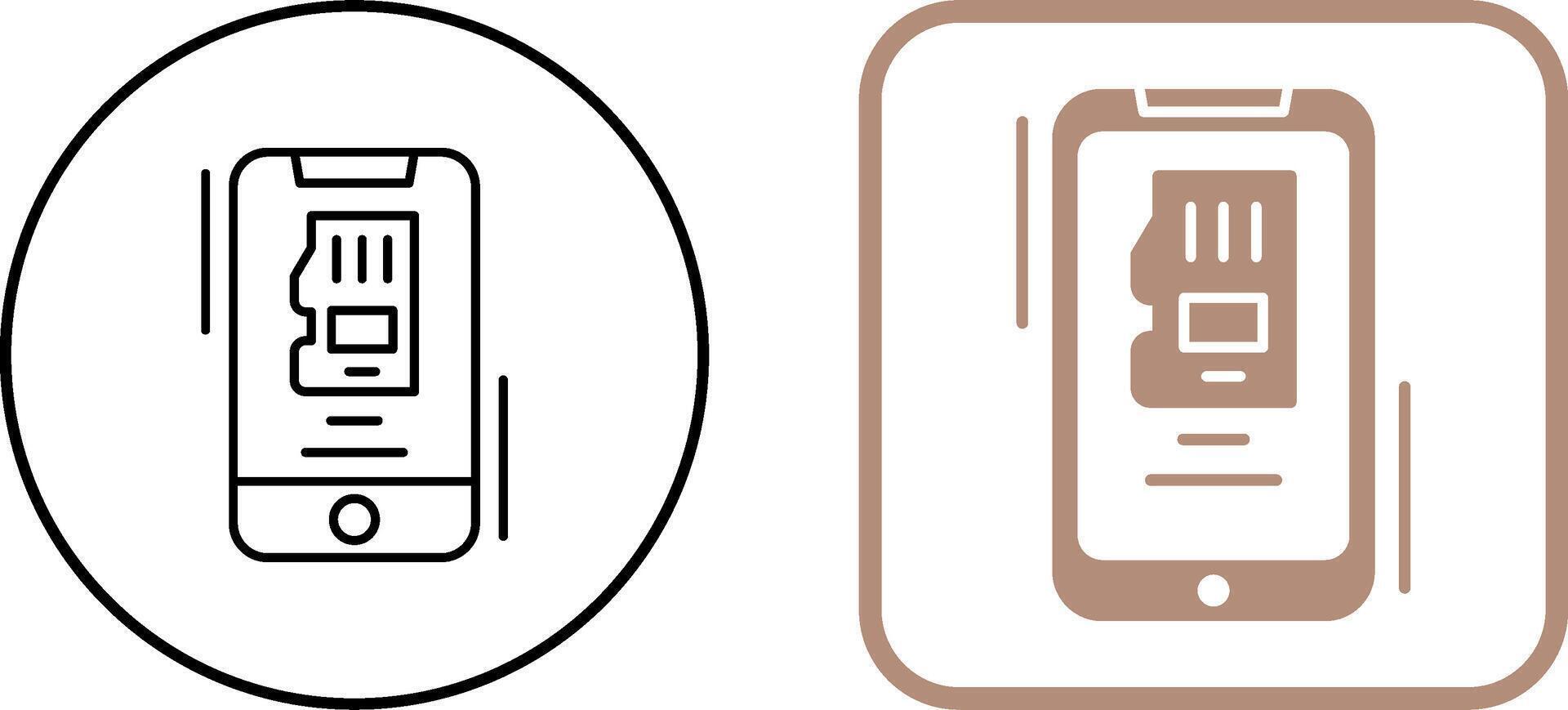 Memory Icon Design vector