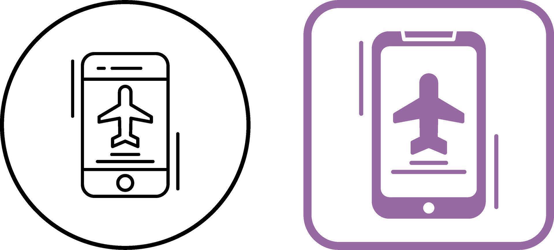Airplane Icon Design vector