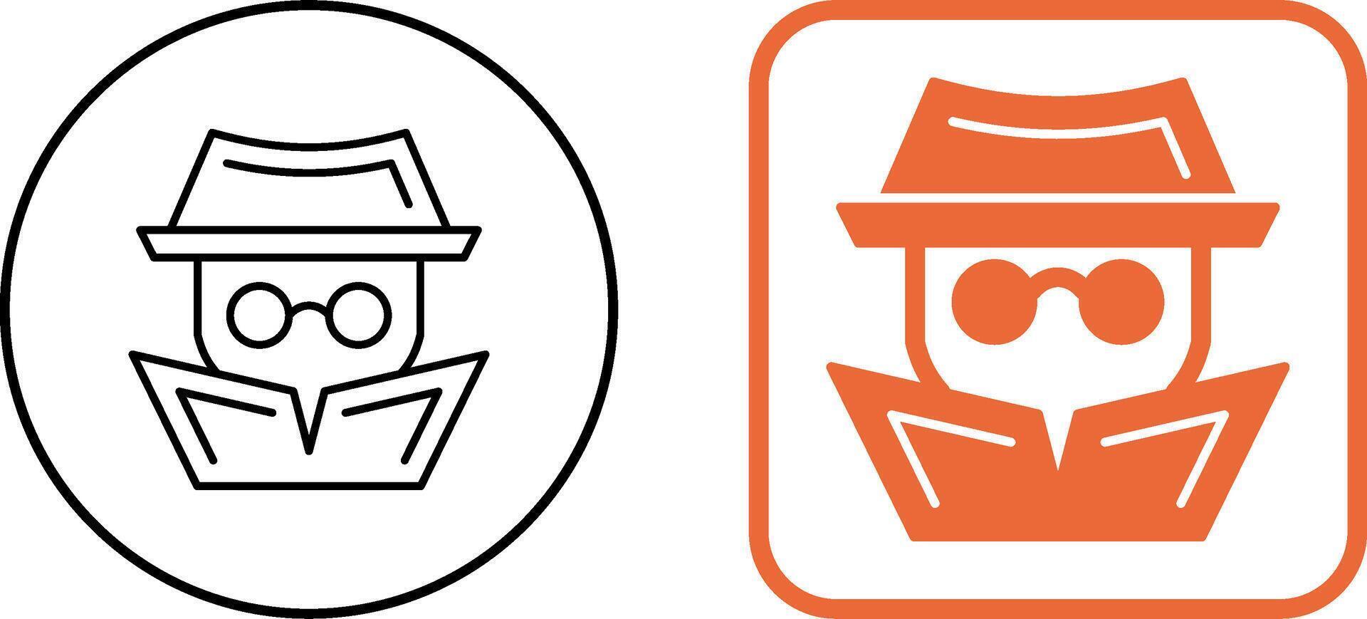 Hacker Icon Design vector