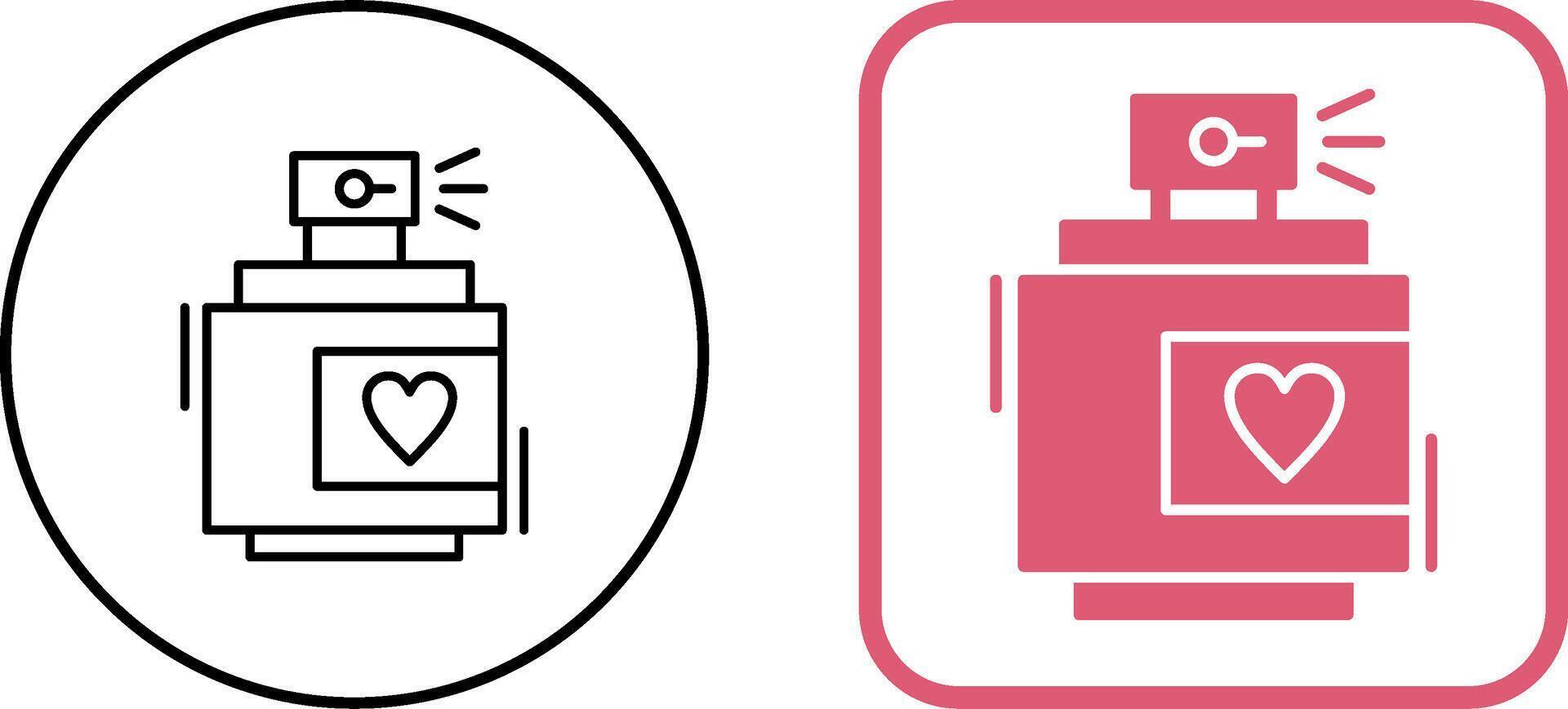 diseño de icono de perfume vector