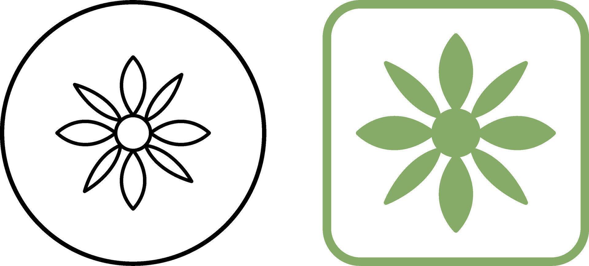 Flower Icon Design vector