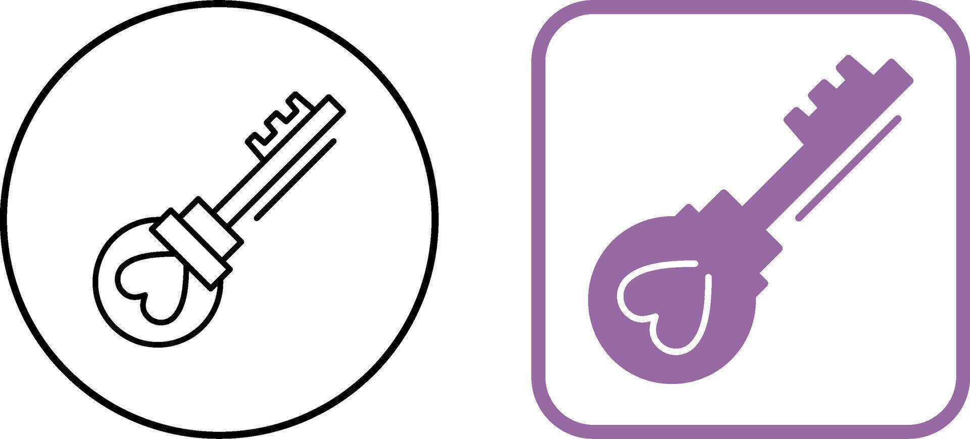 Key Icon Design vector