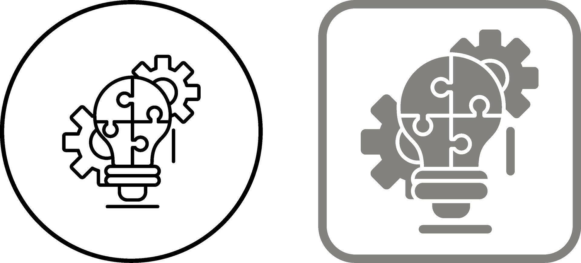 Problem Solving Icon Design vector