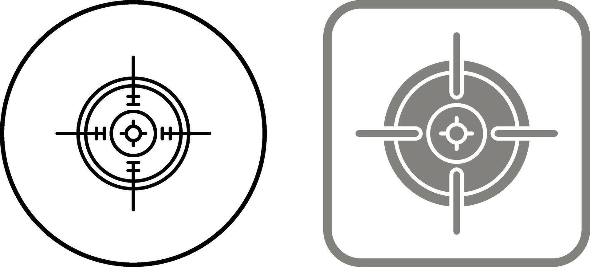 Aim Icon Design vector