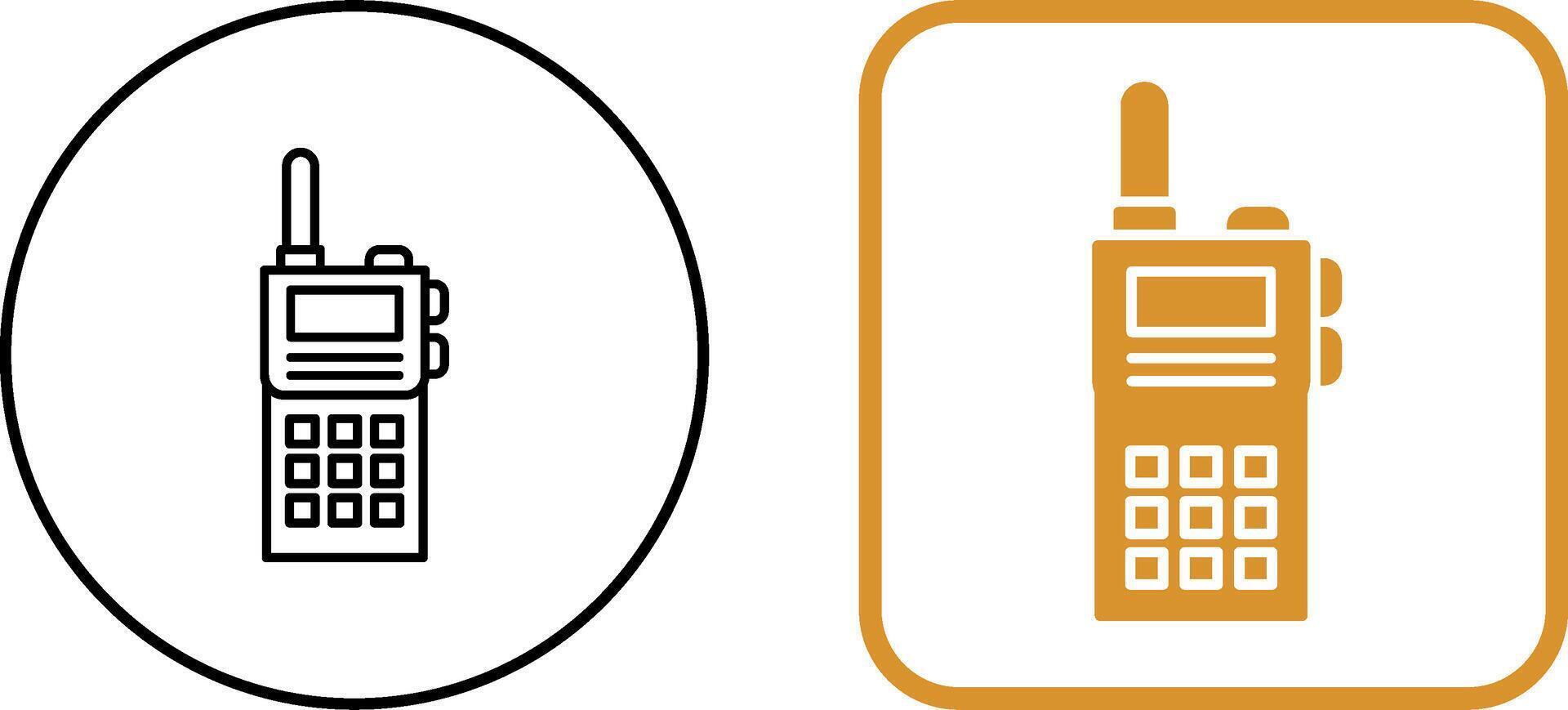 Walkie Talkie Icon Design vector