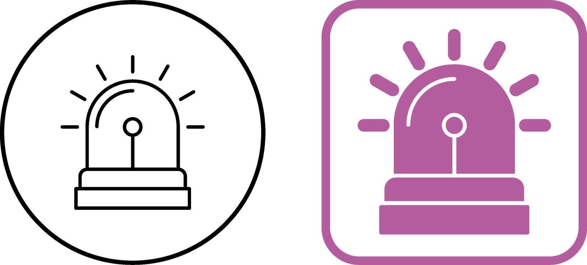 Alarm System Icon Design vector
