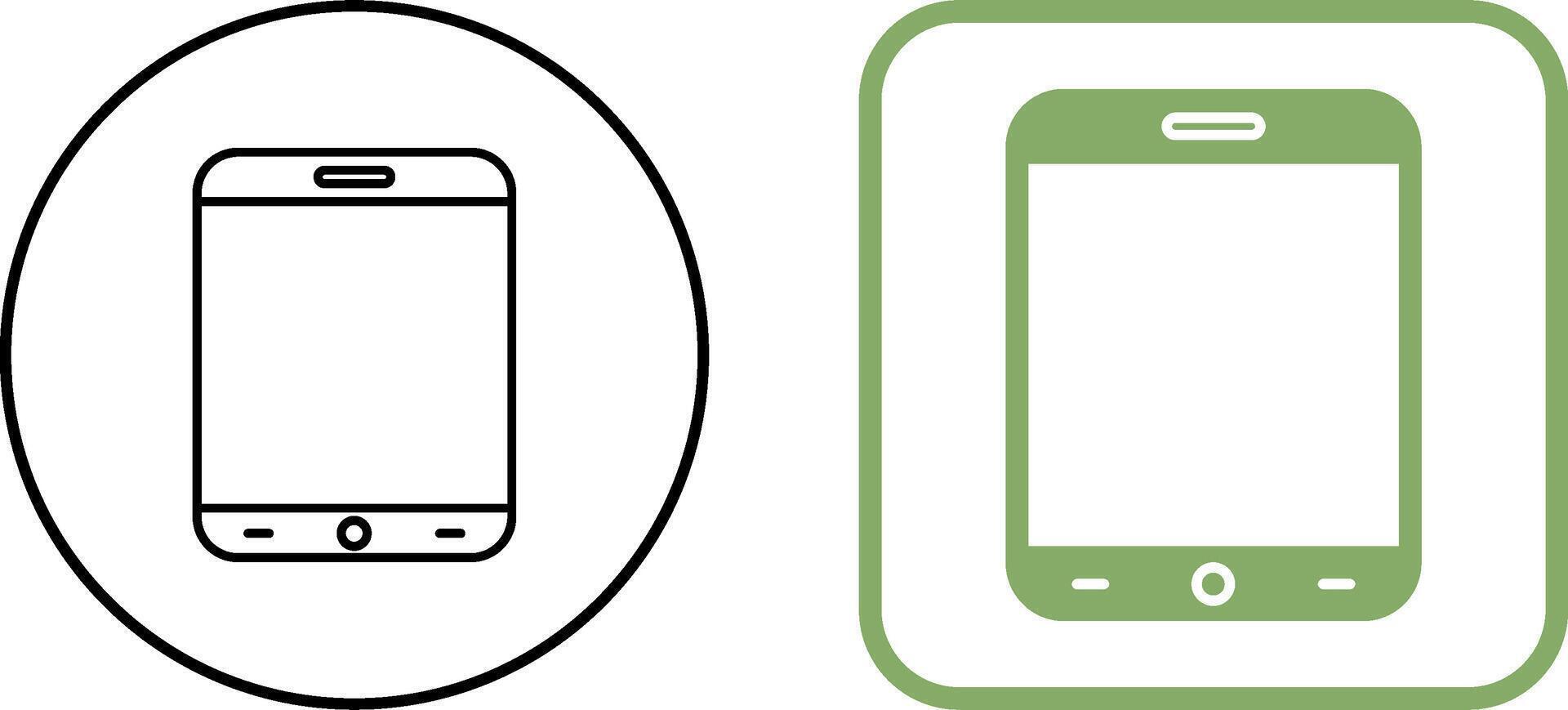 Tablet Icon Design vector