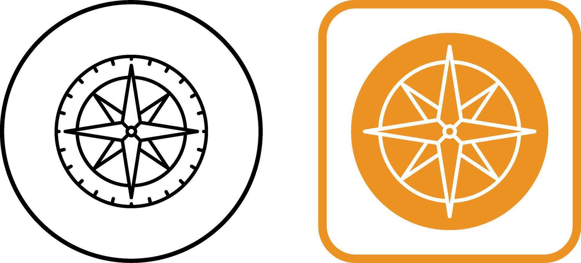 Compass Icon Design vector